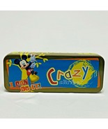 Disney Mickey Mouse Tin Pen/Pencil Box Metal Case Brand New - $7.91