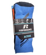 3 Pair Russell® Performance Active DRI-POWER 360 Boys Crew Socks M Shoe ... - $16.65 CAD