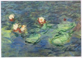 Postcard Art Claude Monet Les Nympheas Paris Musee de l&#39;Orangerie - £2.78 GBP