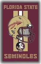 Florida Football Team Memorable Flag 3x5ft Seminoles Helmet  - $335.24 MXN