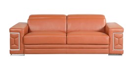 Top Grain Italian Leather Sofa: Luxury Comfort - $3,423.99