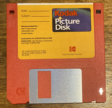 Vintage Kodak Picture Disk 1.44mb Floppy for IBM PC Computer *Tested Good* - $7.50
