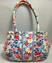 Vera Bradley Shoulder Bag Magnetic Closure 13&quot; x 9.5&quot; - £9.29 GBP