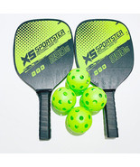 Pickleball Beg Pack, Paddle Set with 2 Rackets 4 Balls and extra Carry B... - $37.55