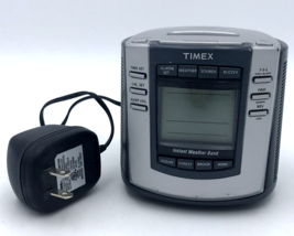 Timex T150G Alarm Clock Weather Radio Band Battery Electric Cord - $9.99