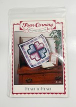 Four Corners Heart to Heart Pieced Quilt Pattern 9030 25” x 25” Wall Han... - $5.93