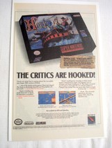 1991 Color Ad Hook Video Game by Sony Imagesoft - £6.38 GBP