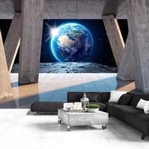 Tiptophomedecor Peel and Stick Space 3D Wallpaper Wall Mural - Moon Walk - Remov - £48.36 GBP+