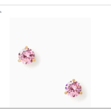 Kate Spade Rise and Shine Stud Earrings Pink NWT - £23.68 GBP