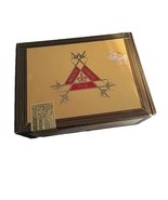 Monte Cristo Robustos Wood Cigar Box 25 No 3 Dominican Republic As Is  - $13.00