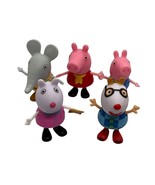 Peppa the Pig Set of 5 Characters Posable Figures Toys - £9.00 GBP