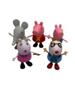 Peppa the Pig Set of 5 Characters Posable Figures Toys - $15.72 CAD