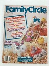 Vintage Family Circle Magazine April 1985 Fashion Hair Easter Egg Specia... - $33.57 CAD