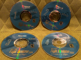 Microsoft Flight Simulator 2004 A Century Of Flight Discs Only 1-4 - £11.70 GBP