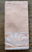 SDH Adobe Clay Shell &amp; Scroll Pattern Italian Cotton Linen Kitchen Towel - $15.00