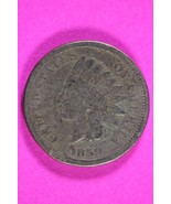 1859 Copper Nickel Indian Head Cent Penny Rare Type Coin Exact Coin Pict... - $22.33 CAD