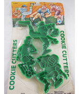 Vintage 1989 Set of 3 Cookie Cutters Baseball Soccer Football original U... - $10.44 CAD