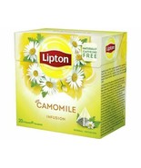 120x Lipton Tea Camomile Herbal = 120 Pyramid Tea/Infusion (6 x 20 Tea B... - £15.35 GBP