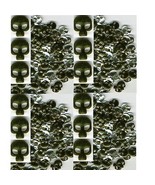 SKULL Smooth Nailhead 10mm Hot Fix  GOLD    2 Gross  288 Pieces - $214.47 MXN