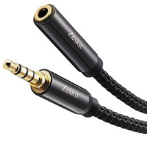 Premium 3.5Mm Jack Male To Female Aux Audio Extension Cable, Trrs 4 Pole... - $15.99