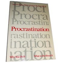 Procrastination Why You Do It What to Do about It by Lenora K Yuen - £3.94 GBP