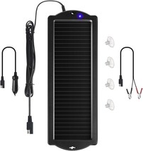 Sunway Solar Car Battery Trickle Charger &amp; Maintainer 12V Solar Panel Power - £30.42 GBP