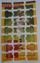 1991 Donruss Willie Stargell Diamond King Pirates 21 Card Complete Puzzle - £2.55 GBP