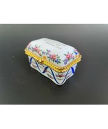 Vtg Religious Trinket Box Hebrews 13:5 I will never leave thee nor forsa... - £14.92 GBP