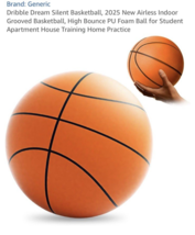 ALLSTAR Silent Basketball Premium Foam Ball No Sound Indoor Dribble Prac... - $38.87 CAD