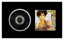 Whitney Houston Autographed Record Sleeve Museum Framed Ready to Display - £112.29 GBP