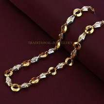 Unisex Italian Turkey chain 916% 22k Gold Chain Necklace Daily wear Jewelry 11 - £4,511.15 GBP+
