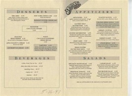 The Broiler Steaks &amp; Seafood Menu San Antonio Texas 1997  - £14.08 GBP