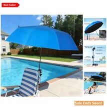 45in UPF 50 Plus Portable Sun Shade with 360 Degree Clamp for Outdoor Us... - $46.48
