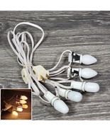 5 Bulb Socket Light Cord For Christmas Village House Ho Fong HF-20 Tested - £9.72 GBP