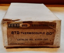 Penn Baso 87D Thermocouple 60” USA K16BA-060 Counterline NOS 283N - $456.68 MXN