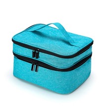 Women Cosmetic Bag Nail Polish Organizer Holder Case 30 Bottle Essential Oil Bag - £64.36 GBP