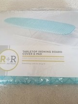 Room + Retreat Tabletop Ironing Board Cover &amp; Pad Blue upc 708820958968 - $32.55