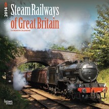 Steam Railways of Great Britain 2014 Square 12x12 [Calendar] - £6.70 GBP