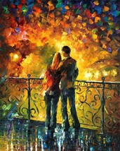 Leonid Afremov (1955-2019) &quot;The Last Date&quot; Limited Edition on Canvas, W/COA - £169.86 GBP