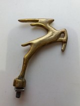 GAZELLE Fat Bicycle and Motorbike Front Mudguard Emblem Badge Brass - £31.60 GBP