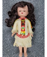 Vintage Effanbee Doll 1988 8&quot; Pocahontas Gallery Collection Story Book M... - £15.45 GBP
