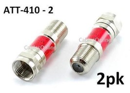 2-Pack 10 Db Inline Attenuator Pad F-Type Coaxial Connection Male/Female... - $16.99