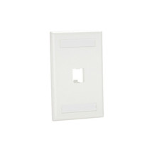 Panduit CFPL1WHY MINI COM 1PT SGL CLASSIC LABEL WHT EA - $26.55