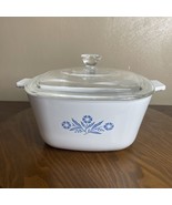 Corning Ware 1 3/4 Quart. Blue Cornflower P-1 3/4-B with Lid - $14.01