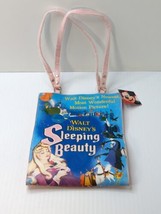 RARE Disney&#39;s Sleeping Beauty Vinyl Tote Bag 9&quot;x12&quot;x4 Pink New with Tags NWT - £35.61 GBP