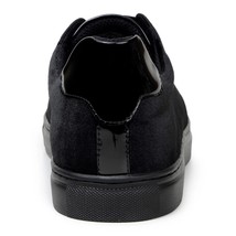 Men's Studio Belvedere SILVANO Plush Velvet Shoes Black Dressy image 3