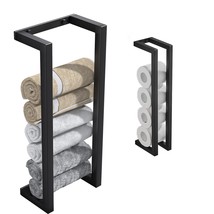 2 In 1 Modern Towel Rack For Rolled Towels,Towel Storage Rack For Bathroom Or To - $50.99