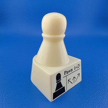 Challenge Master Chess Tutor Pawn Ivory Replacement Game Piece 9007 2 1/4 inch - £2.00 GBP