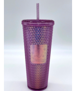Disney Parks Starbucks Disneyland Pink Geometric Tumbler Studded Venti C... - $56.85 CAD