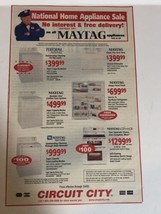 2000 Circuit City Maytag Vintage Print Ad Advertisement Gordon Jump pa21 - £6.10 GBP